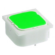 Kurzhubtaster RF19  Blende weiß/LED grün