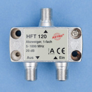 HFT 120 Abzweiger 1-fach 20   dB  F