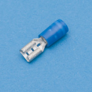 Flachsteckhülse isoliert blau 4,8 x0,5