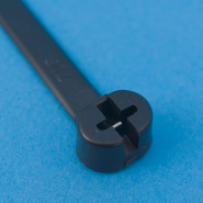 Kabelbinder 150 x 7,6 mm schwarz UV