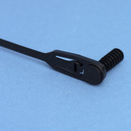 Kabelbinder mit Dübel, UV-beständ.